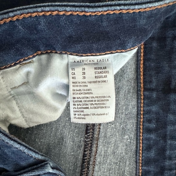 American Eagle Outfitters Dark Blue Jeggings - Picture 3 of 4